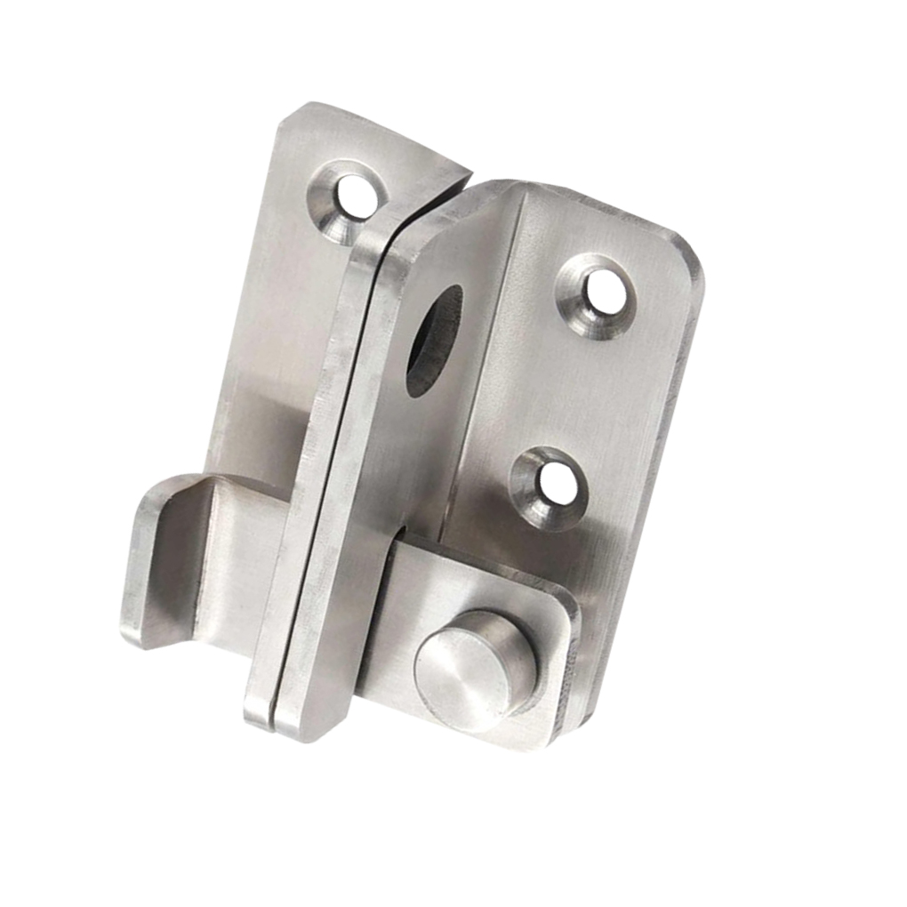 Door Latch Stainless Steel Thicken Gate Lock Security Toilet Timber Door Bolt