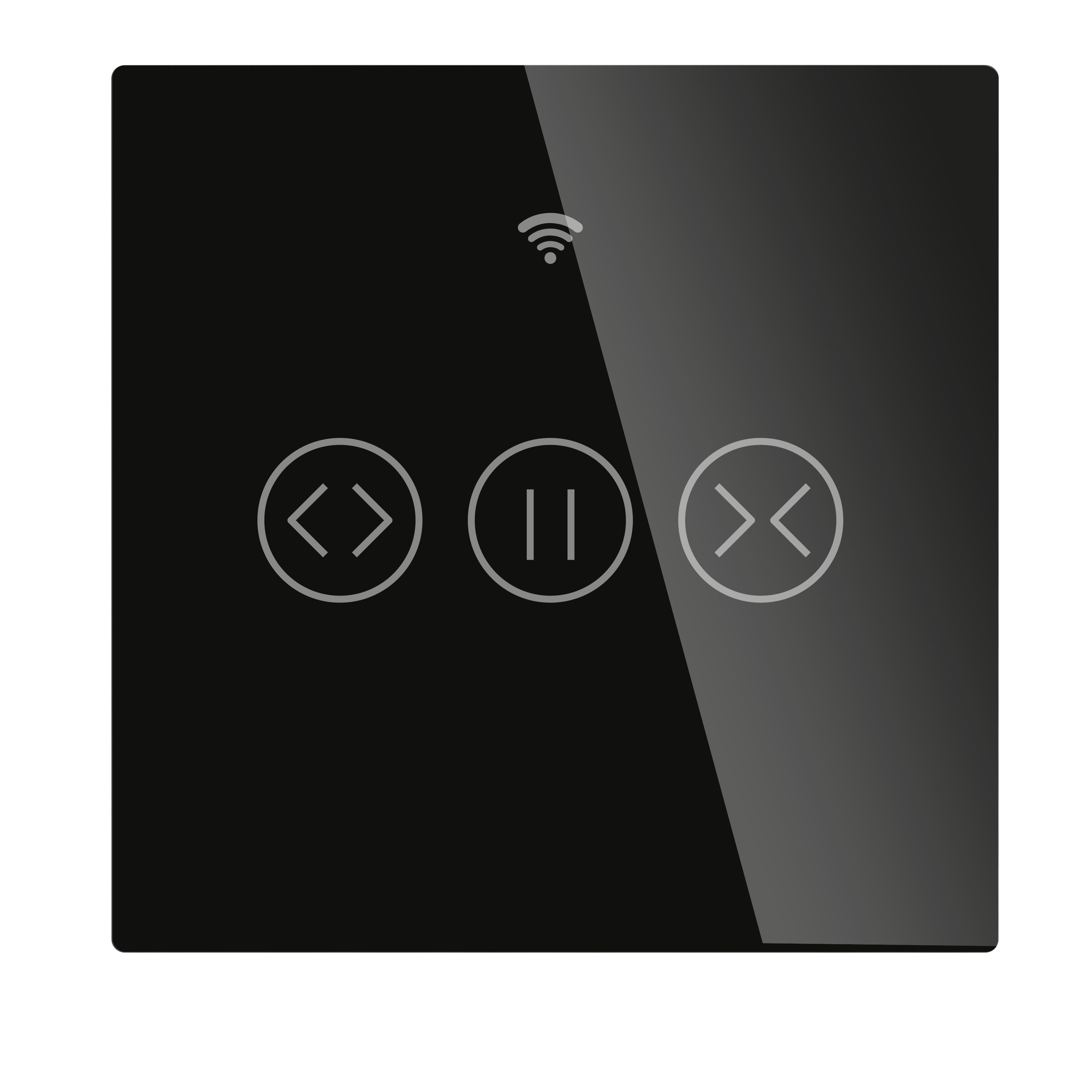 Wifi RF433 Smart Touch Gordijn Rolgordijnen Motor Schakelaar Tuya Smart Leven App Afstandsbediening Werkt Met Alexa Google Thuis: Curtain Switch Black