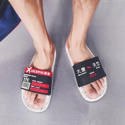 Man Slippers Summer Men Indoor Slides Slippers Shoes Men Casual Flip Flops Flat Slippers