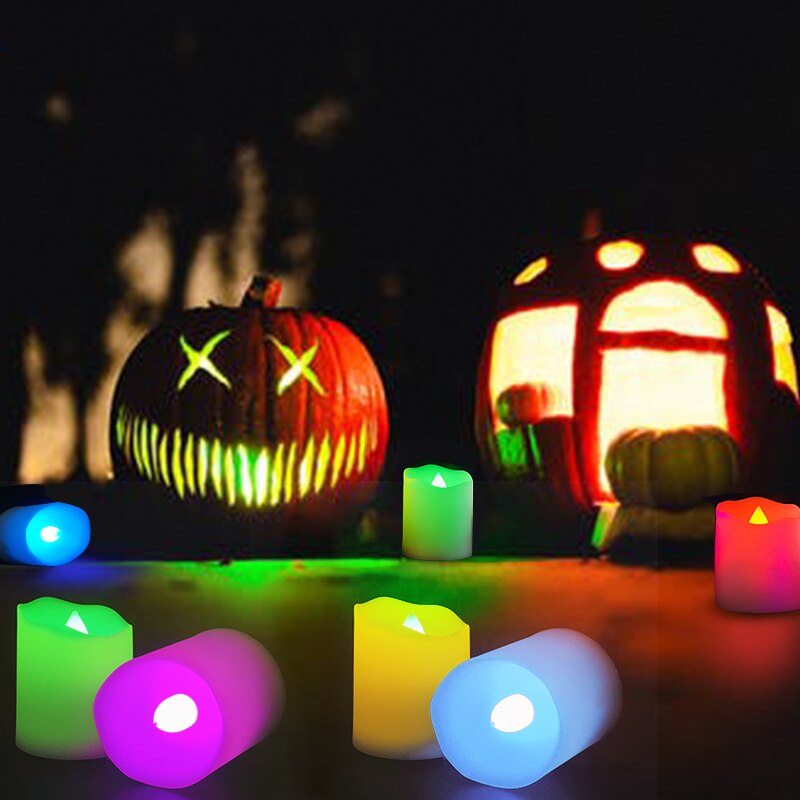 6/12 Stck LED Kerzen Usb Aufladbare Teelichter Timer Fernbedienung Farbe Ändern Flammenlose Flimmern Für Heimat Dekorative Kerze