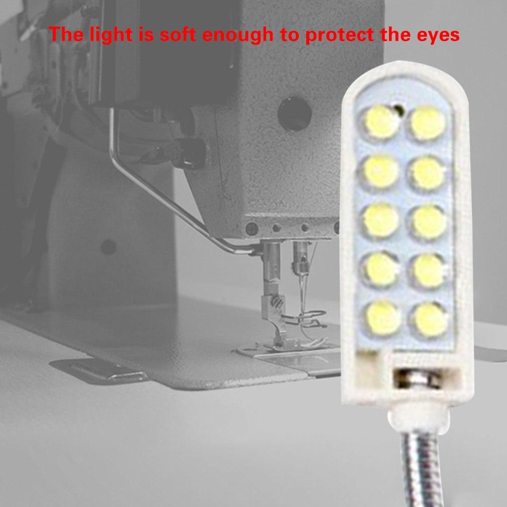 Sewing Machine LED Lamp 20 LEDs Work Lights Energy-Saving Lamps With Magnets Mount Light Luminaire For Sewing Machine