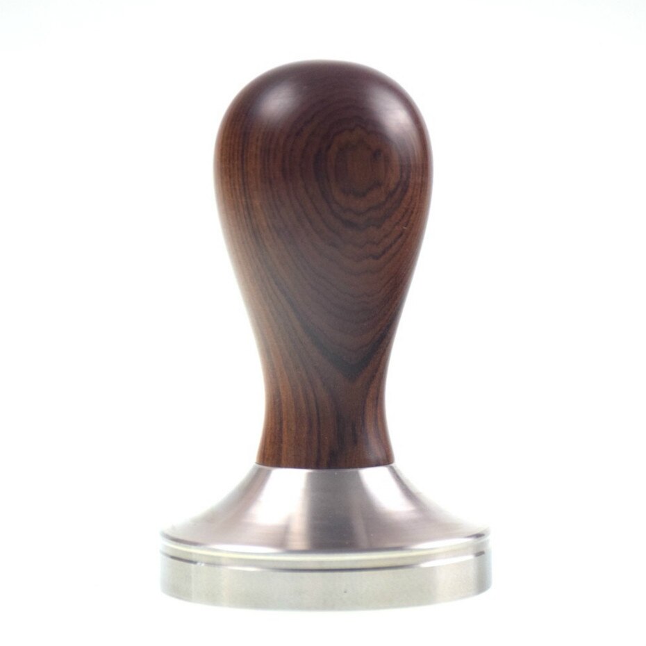 1/49/51/53/57. 5/58/58,35mm Chacate Schwarz Holz Tamper Kaffee Pulver Hammer mit 304 Edelstahl Basis Kaffee Zubehör