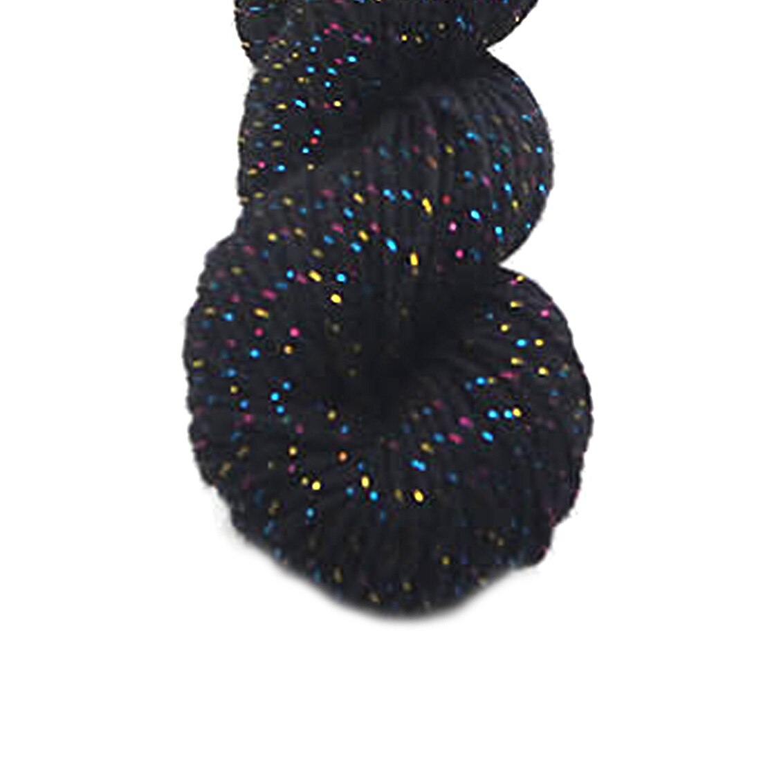 Natuurlijke Zachte Acryl Garen Dik Garen Voor Breien Baby Wools Haak Garen Weave Draad Met Gouden Lijn: Black