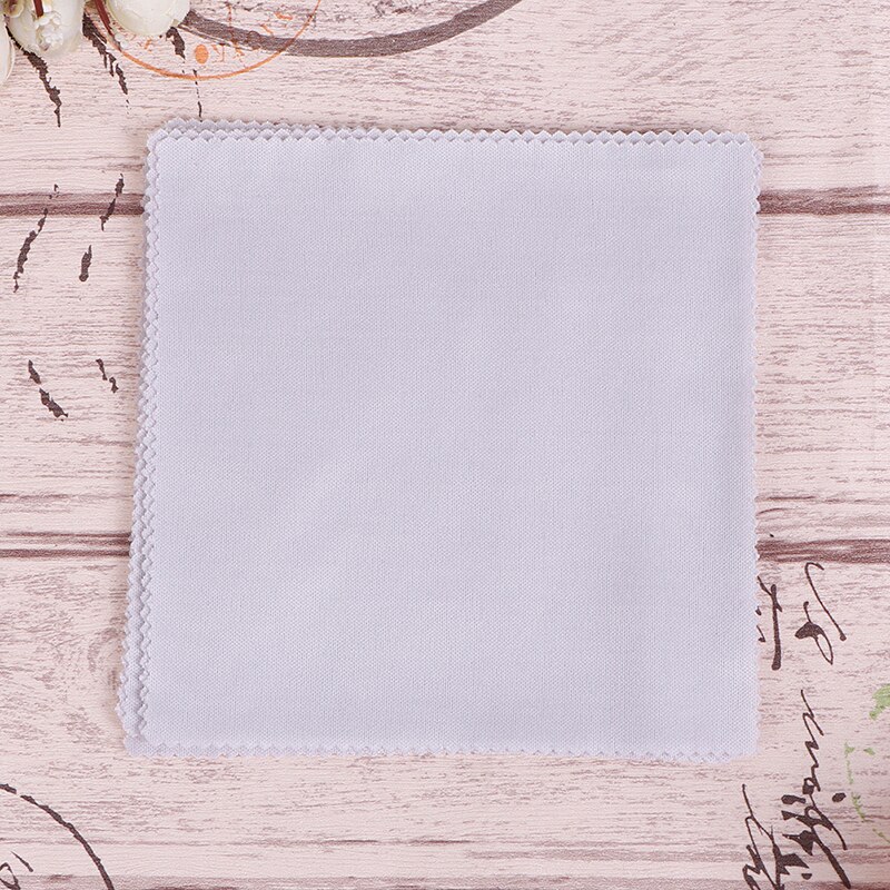 Colorful 10pcs Glasses Cleaning Cloth Lens Cloth Wipes For Home Clean Fabric 14*14cm: Gray