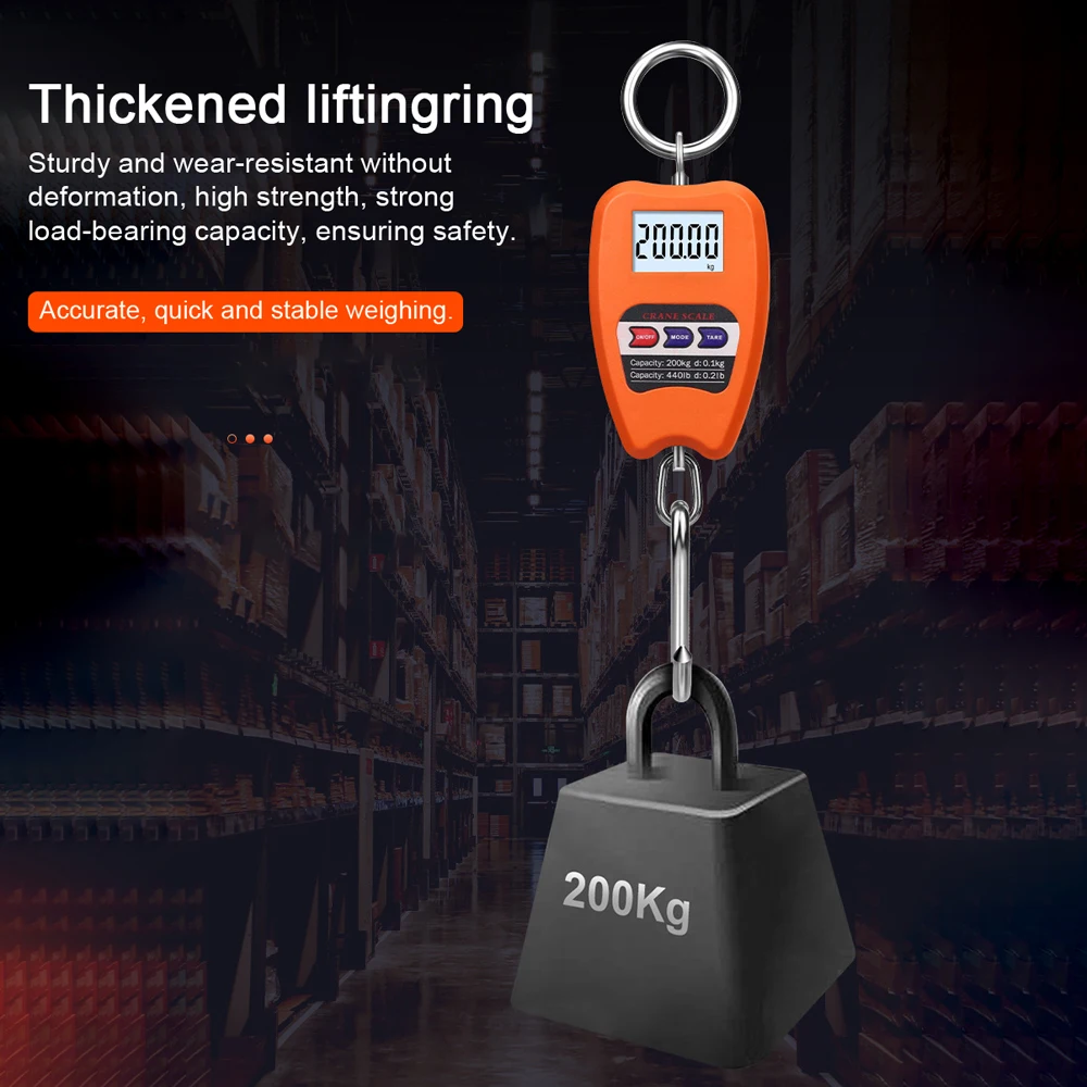 Draagbare elektronische bagageweegschaal Multifunctionele digitale weegschaal LCD-scherm Reizen Hoge nauwkeurige draagbare weegtool