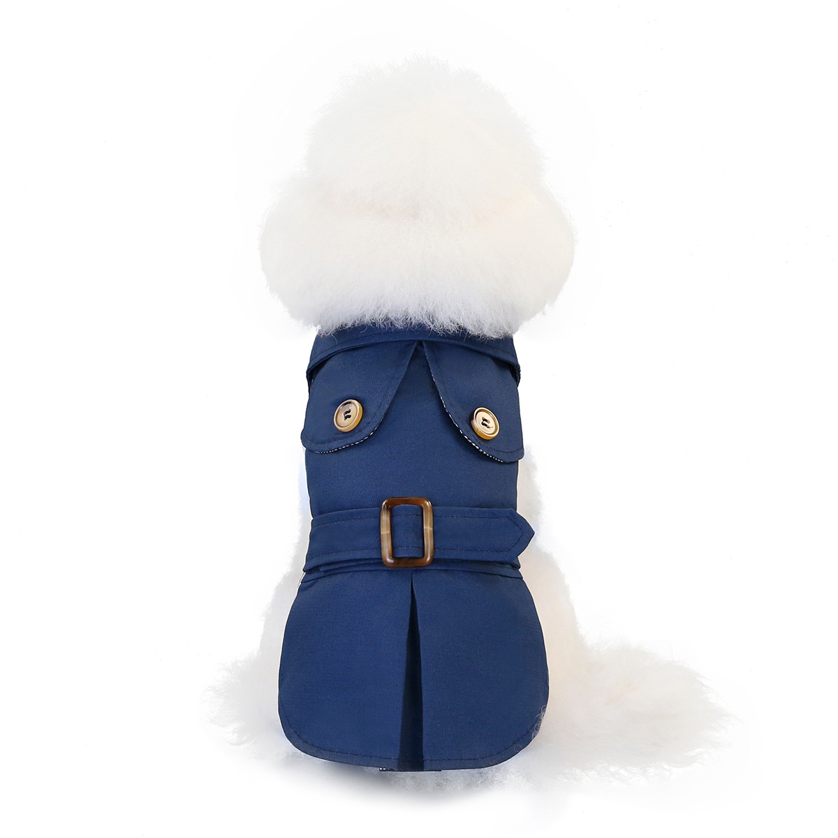 Dog Clothes For Small Dogs Pet Jacket Winter Warm Puppy Cat Coats Chihuahua French Bulldog Various Size S-XXL Green: XL / Blue