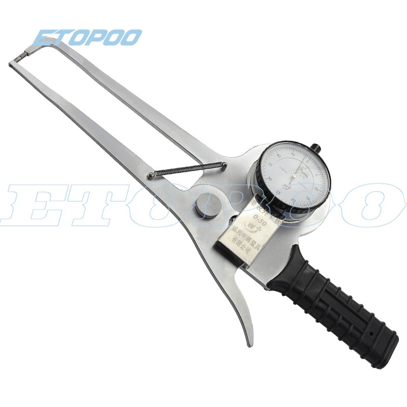 0-50mm 125mm Snap Gage Outside Diameter Dial Caliper Thickness Gauge Throat Depth 125mm Measurement Tool