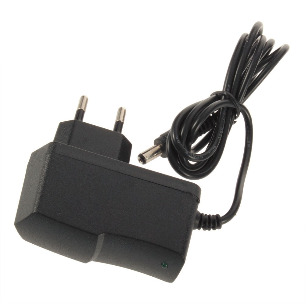 universell  dc 12v 1a ac 100-240v omformer strømadapter lader strømforsyning eu støpsel bærbar reiselader