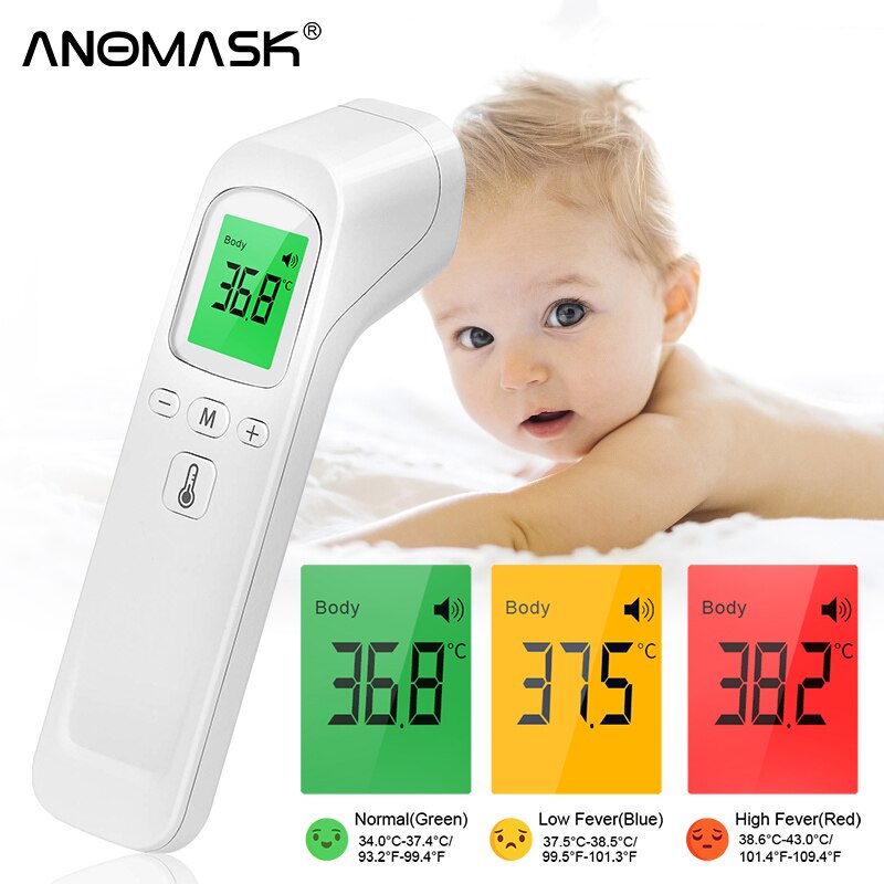 Baby Handheld Infrared Thermometer Non-contact IR Digital Forehead Temperature Measurement Tool for Home