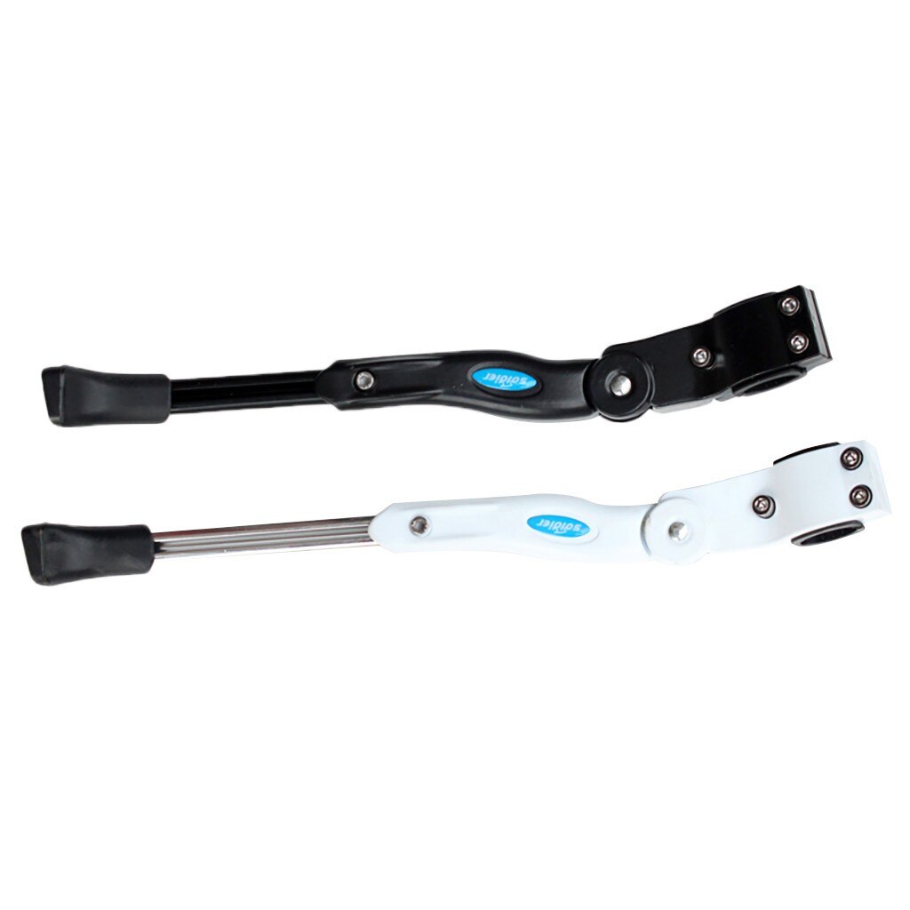 40# 2pc Adjustable Aluminum Alloy Mtb Road Bike Bicycle Side Kickstand Kick Stand Mountain Bike Support Bike Accessories