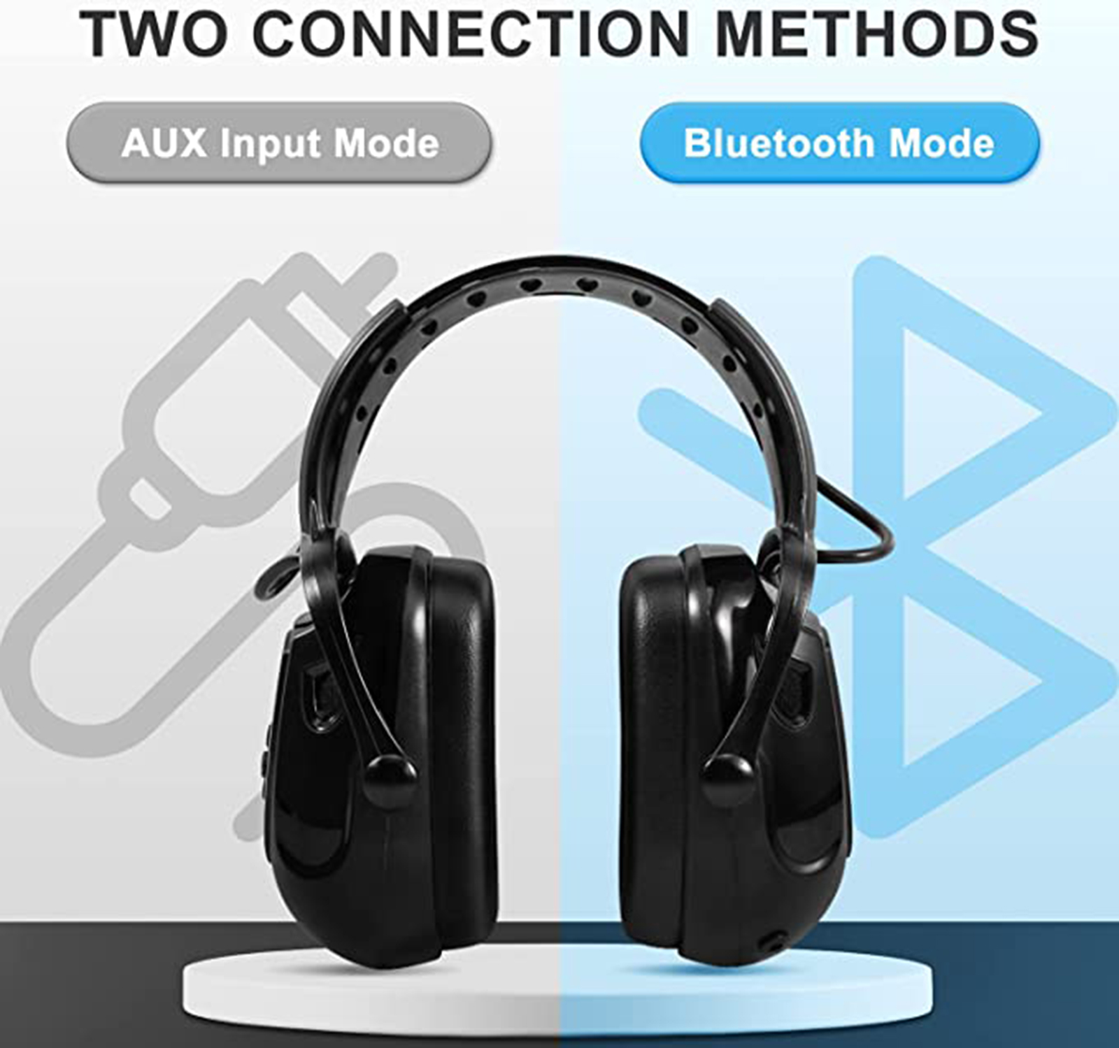 Ce Actieve Ruisonderdrukking Bluetooth Oorkappen 29db Veiligheid Oorbeschermers Draadloze Gehoorbescherming Hoofdtelefoon