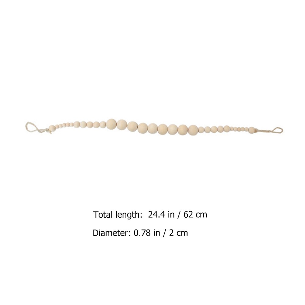 1 String Holz Perle Vorhang Raffhalter Holz Vorhang Halter Vorhang Krawatten