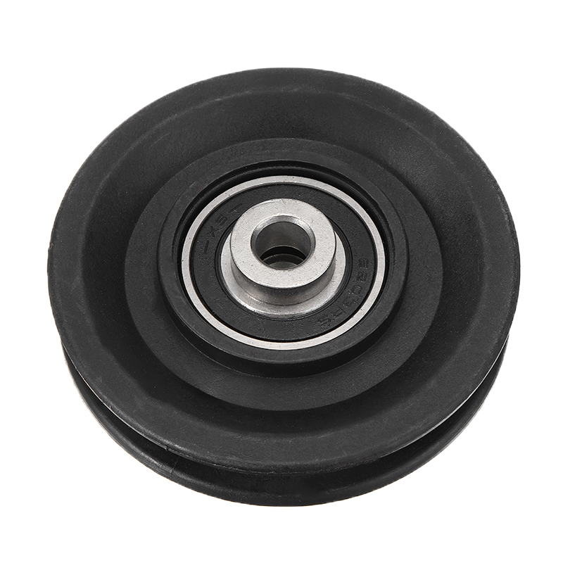 MAYITR Bearing Pulley 90mm Wearproof Nylon Bearing Pulley Wheel Cable Gym Universal Fitness Equipment Part