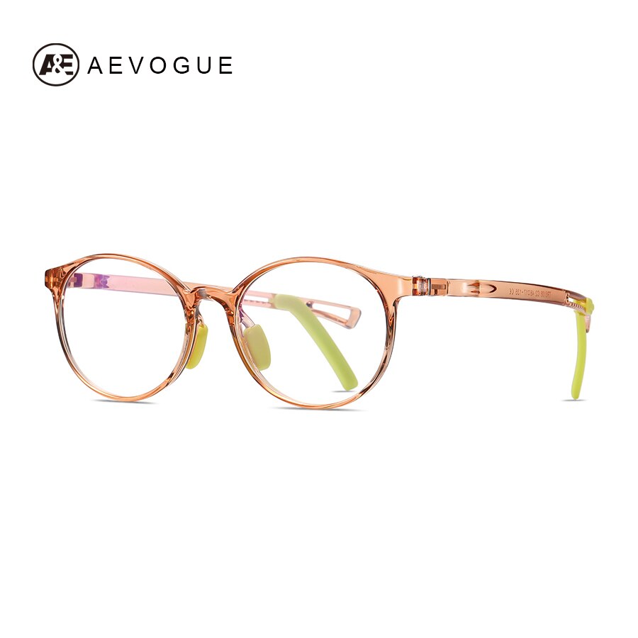 AEVOGUE Child Anti Radiation Optical Frame TR90 Blue Light Blocking Glasses Game Eyeglasses AE0917: NO.2