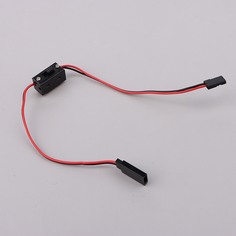Connecteur récepteur de batterie avec interrupteur marche/arrêt, pour HSP RC 1/10 1/8, voiture inoler bumosquito multicopter modèle d'avion