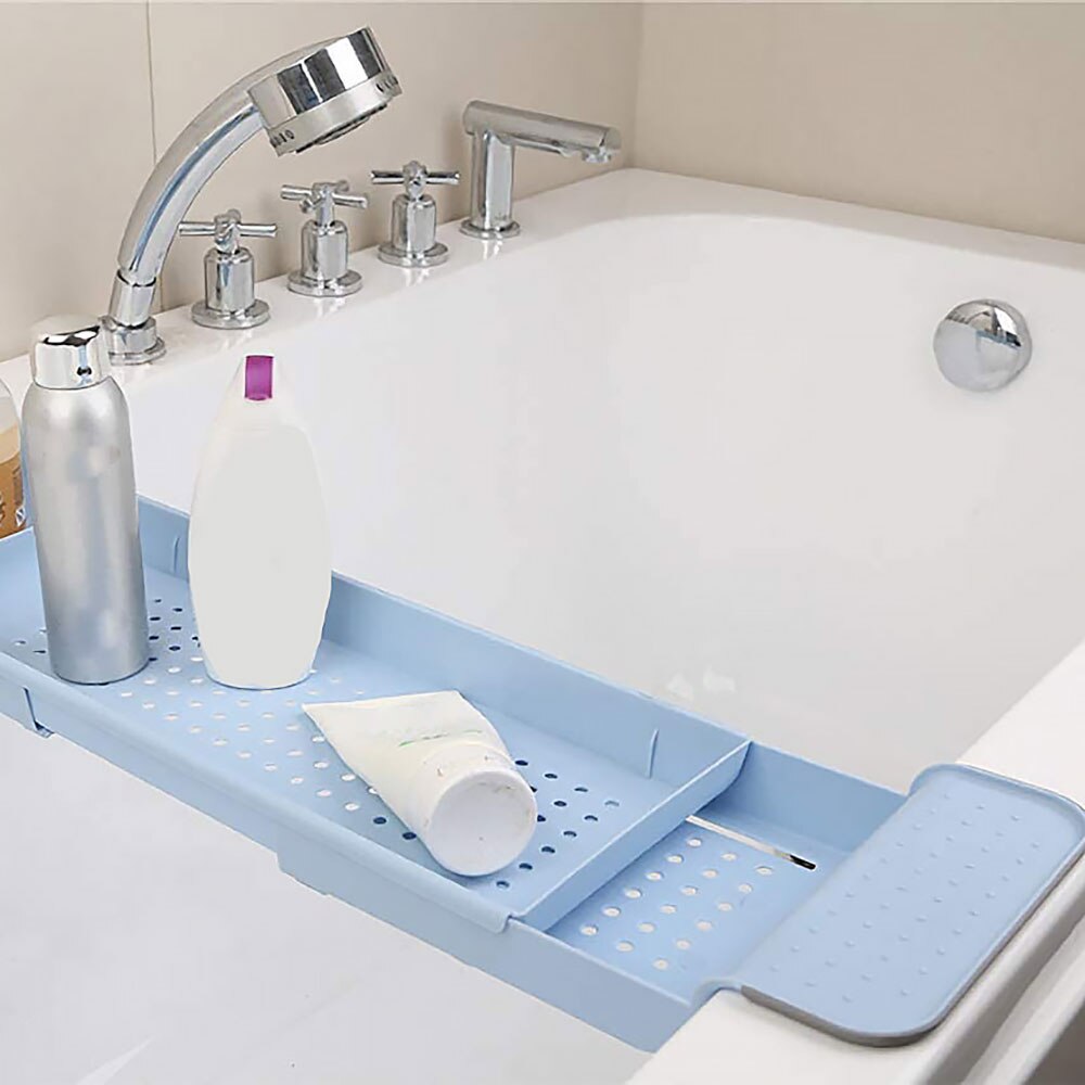 Wysuwana półka łazienkowa wanna taca koszyk prysznicowy bambusowe wanny stojak ręcznik wino stojak na książkę przechowywanie organizacja akcesoria