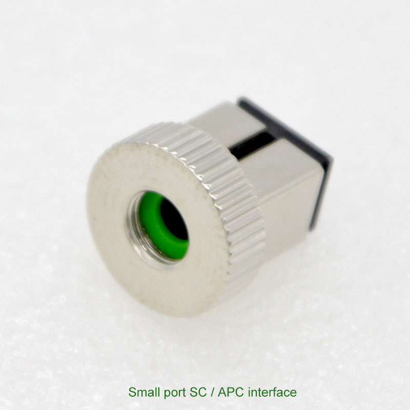 Optical Fiber Connector SC/APC/ST/ FC Optical Power Meter Conversion Adapter Coupler Flange Red pen Metal Head Special: green