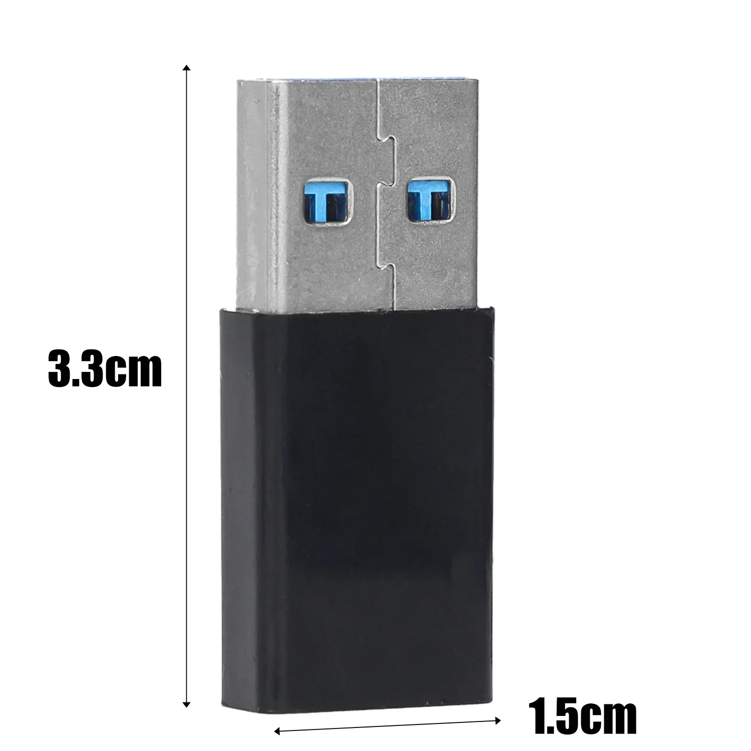OTG Connector USB To Type C Mobile Phone Adapter USB 3.0 Male to Female USB Type C Converter For PC Laptops Macbook Xiaomi: WHITE
