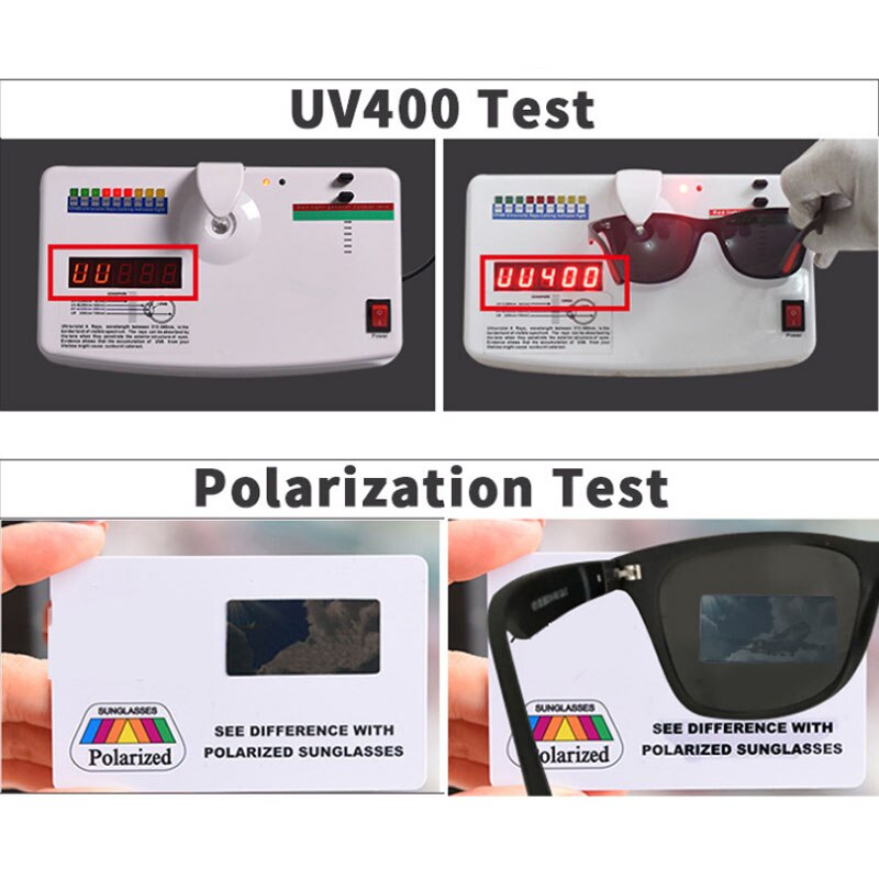 Square Retro Polarized Sunglasses UV400 Outdoor Sports Glasses Classic Driving Sunglasses Oversized Sunglasses Men