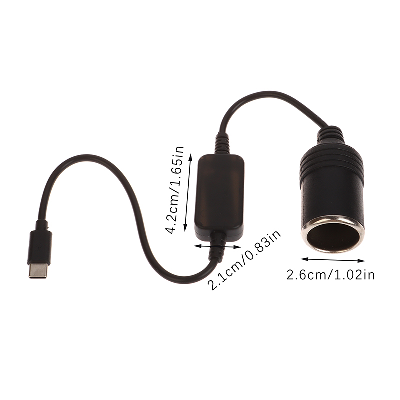 Prise allume-cigare Laguna de voiture USB C Type C à 12V, adaptateur convertisseur femelle, allume-cigare, aspirateur