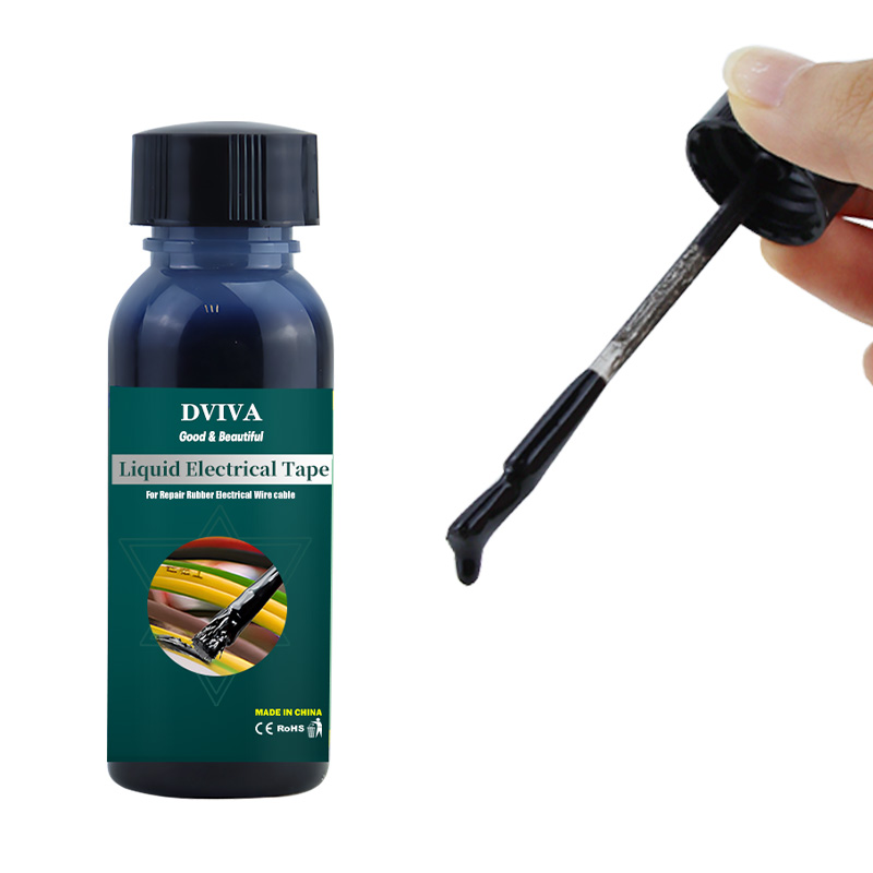 Vloeibare elektrische tape Waterdichte isolatiepasta Afdichtmiddel Draad Kabeljas Fix Lijnlijm Reparatielijm Isolatielijm 15 ~ 300 ml: Blauw