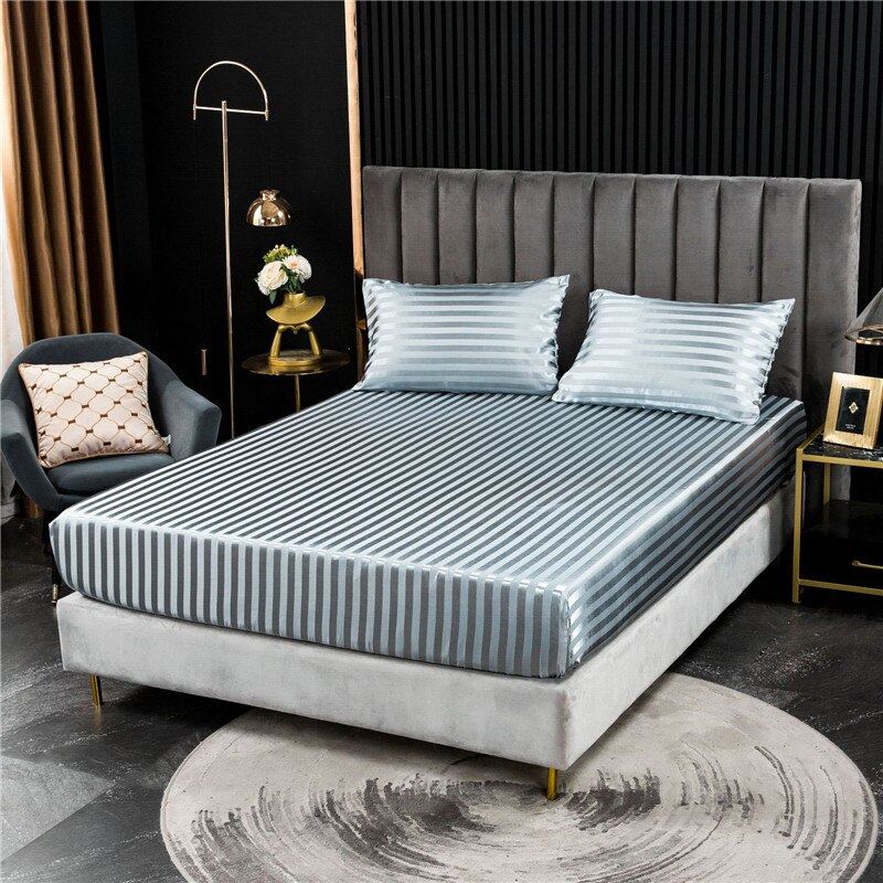 Satijn hoeslaken voor matrassen extra diepe Bed laken vijfsterrenhotel kwaliteit hoge draadtelling extra zacht gevoel zijdeachtig glad Bed Fitted Sheet (Color : Green, Size : 180x200 30cm Satijn hoeslaken voor matrassen extra diepe Bed laken vijfsterrenhotel kwaliteit hoge draadtelling extra zacht gevoel zijdeachtig glad Bed Fitted Sheet (Color : Green, Size : 180x200 30cm