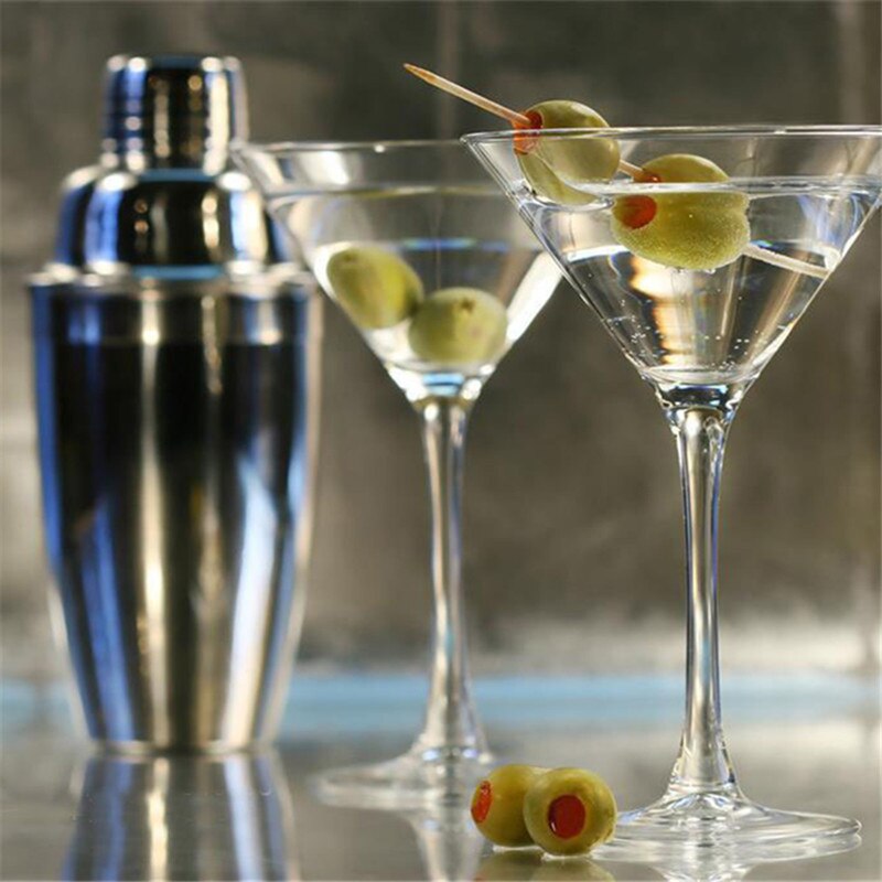 550/600/750ml hjemmefest gør-det-selv bartender drink bar tilbehør rustfrit stål cocktail shaker mixer vin martini flaske hælder