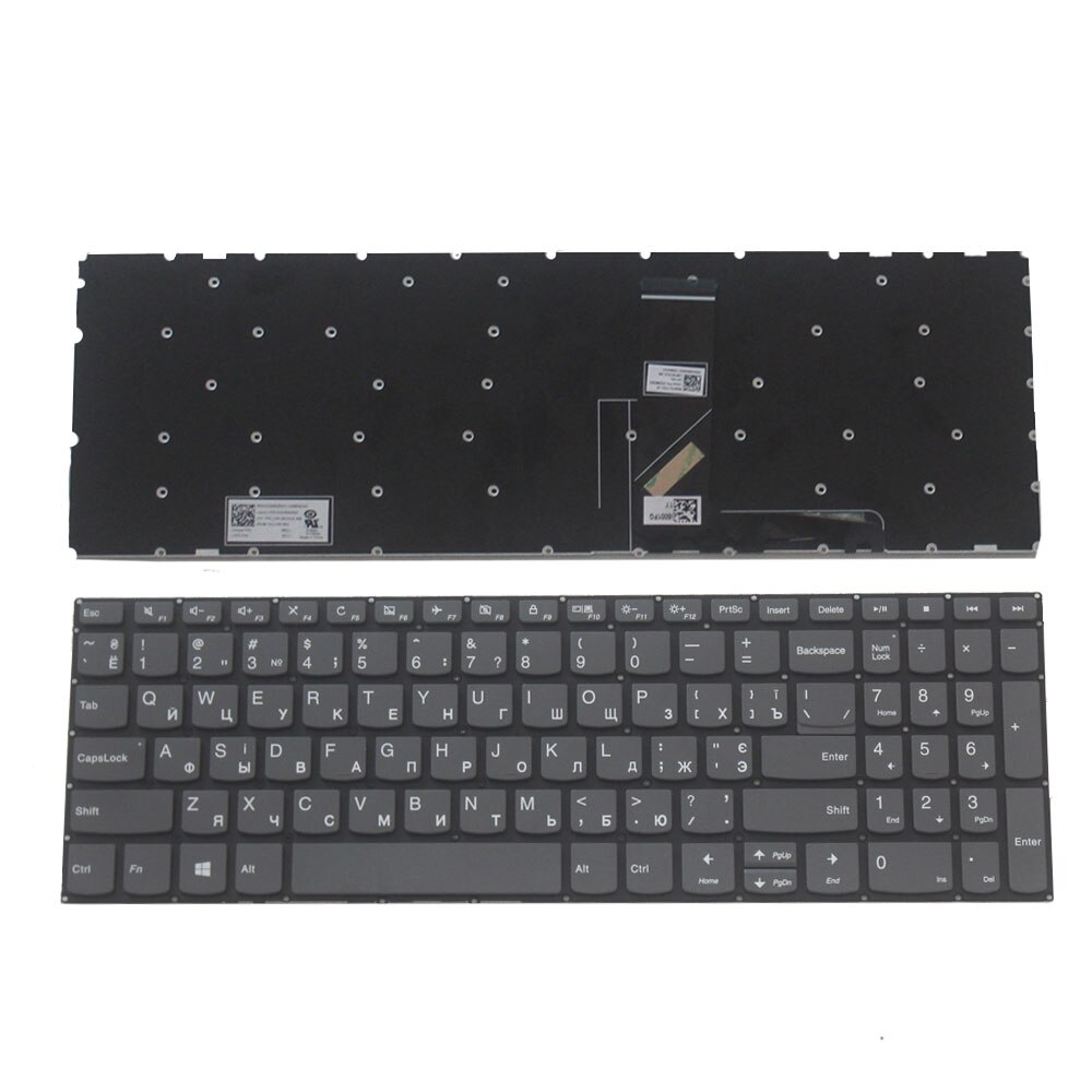 Russian/RU laptop keyboard for Lenovo ideapad 3-15IJL05 3-15IML05 3-15ITL05 3-15ADA05 3-15ARE05 3-15IGL05 3-15IIL05: No backlight