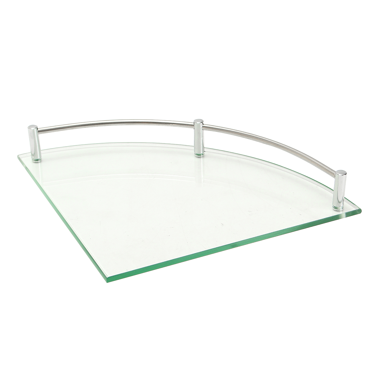 Bad Glas Bad Dusche Dreieckigen Regal Halter Organizer Einzigen Schicht Moderne Stil Glas Bad Regale