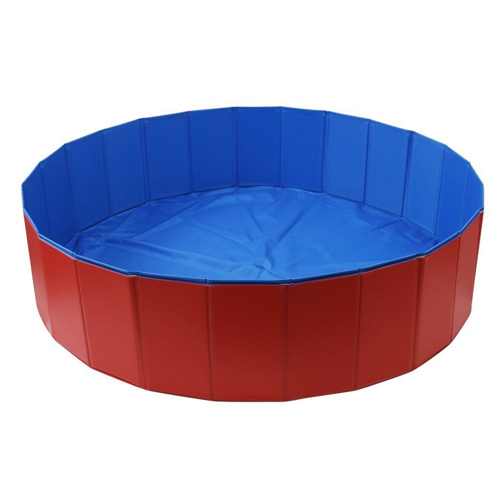Foldable Pet Swimming Pool Bathing Tub Bathtub Dog Cats Washer in Safe PVC waterproof cloth (60cm(Dia) x 20cm(H))