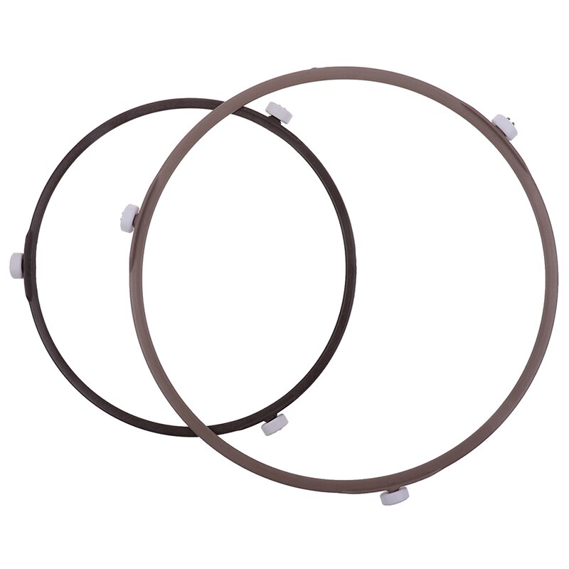 1Pc PPS Mikrowelle Plattenspieler Halterung Kreis Rotierenden Ring Unterstützung Rolle Halterung Glas Basis Platte Tablett Halfter Stehen