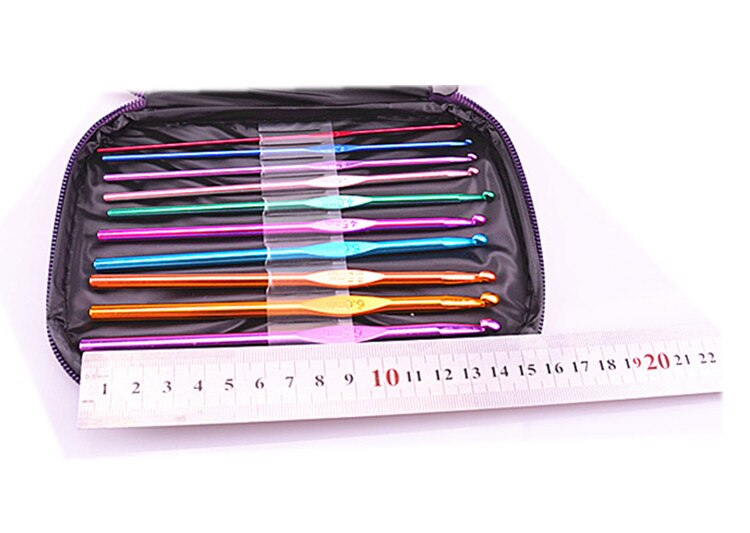 Stainless steel crochet metal alumina crochet set knitting tool crochet set kit