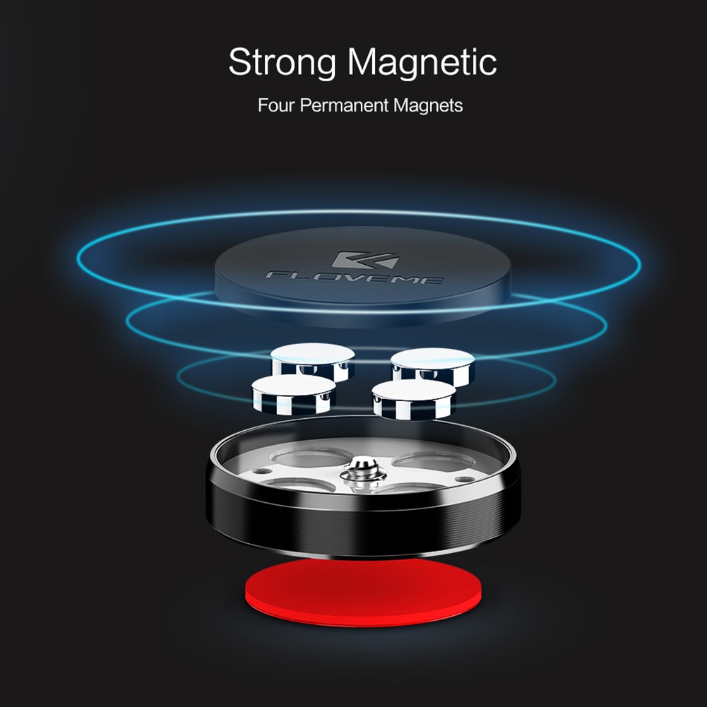 Mini Magnetico Supporto Del Telefono Dell'automobile Per il iPhone 12 Con Bottoni Car Dashboard Mount Stabile Delle Cellule Del Telefono Mobile Del Supporto Del Basamento
