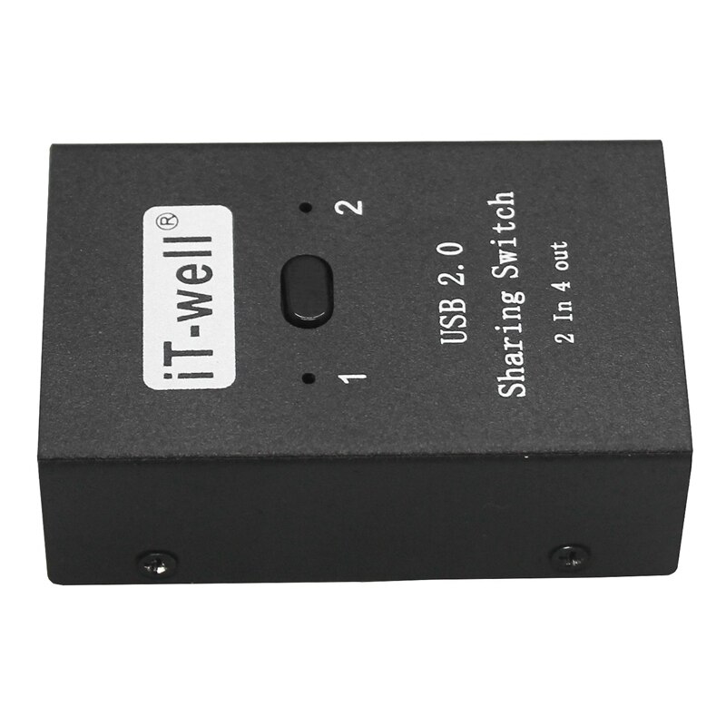 IT-Well USB Printer Sharing Device, Can Be Connected to USB Optical Drive, Multi-Computer Converter, Keyboard and Mouse Switch