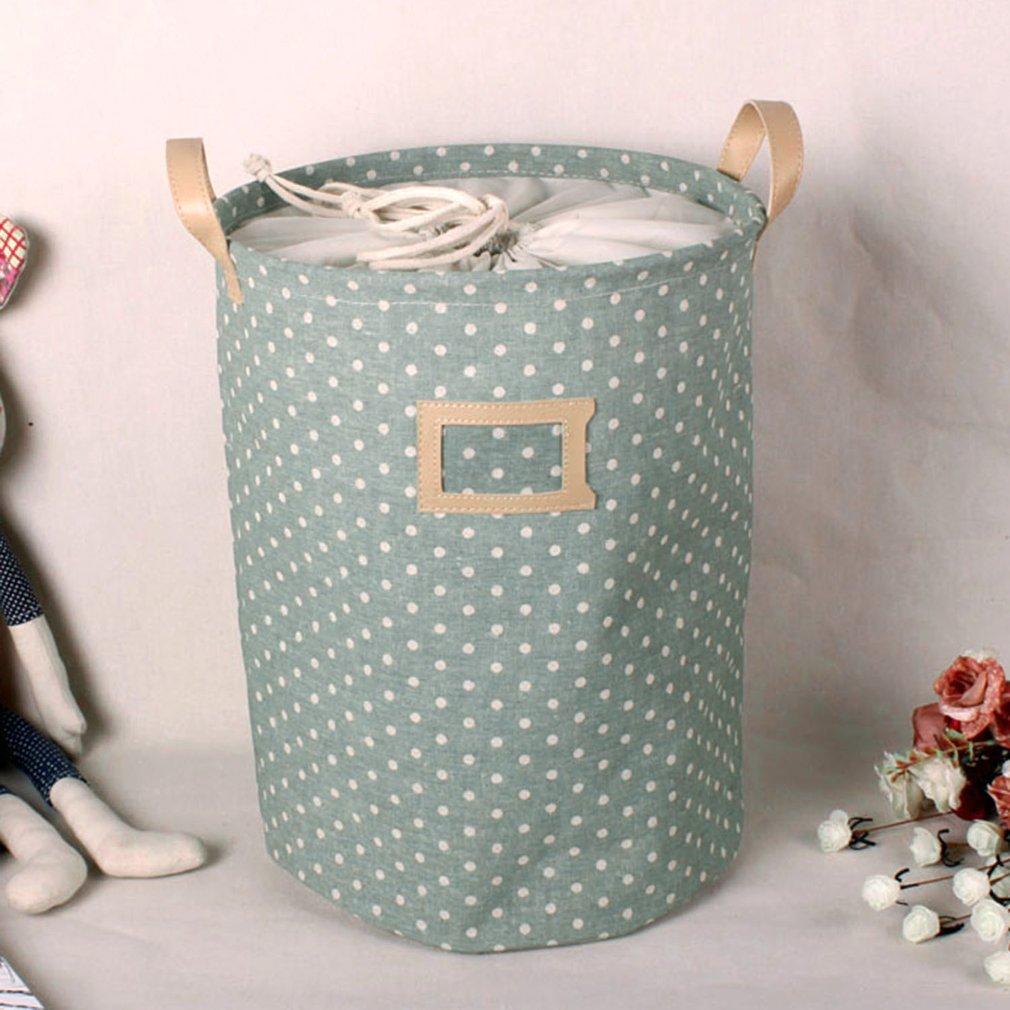 Waterproof Foldable Laundry Bag Dirty Clothes Basket Linen Bin Storage Folded BE