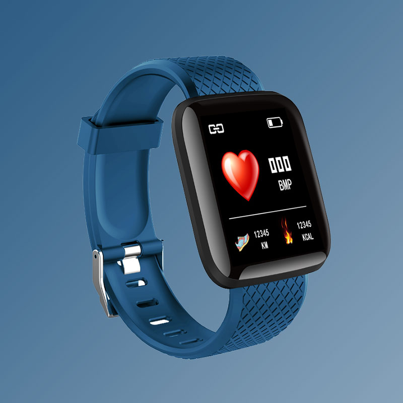 Smart Sport Horloge Mannen Horloges Digitale Led Elektronische Horloge Voor Mannen Klok Mannelijke Horloge Vrouwen Kids Uur Hodinky Relogio: Blauw