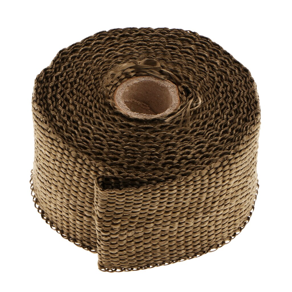 2inchx50ft High Temperature Header Manifold Exhaust Wrap: Brown