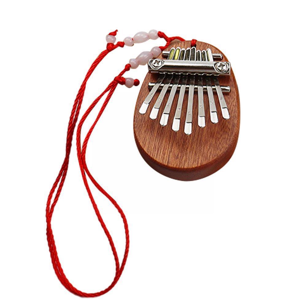8-tone Kalimba Thumb Piano Mini Eight-tone Kalimba Finger Piano Musical Instrument Eight-tone Keyboard Wooden Finger B4t7