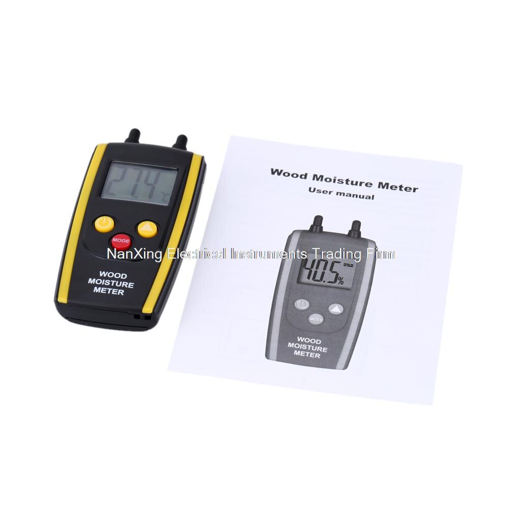 Fast HT-610 Digital LCD Wood Moisture Meter for plants hygrometer Ambient termometro higrometro hout vochtmeter