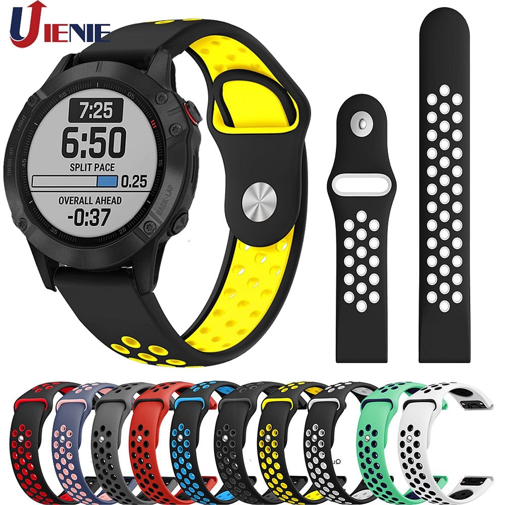 22mm Silikon Strap Quick Release Armband für Garmin Fenix 5/5 Plus/6/6Pro/Ansatz s60/Forerunner 935 Smart Uhr Sport Band