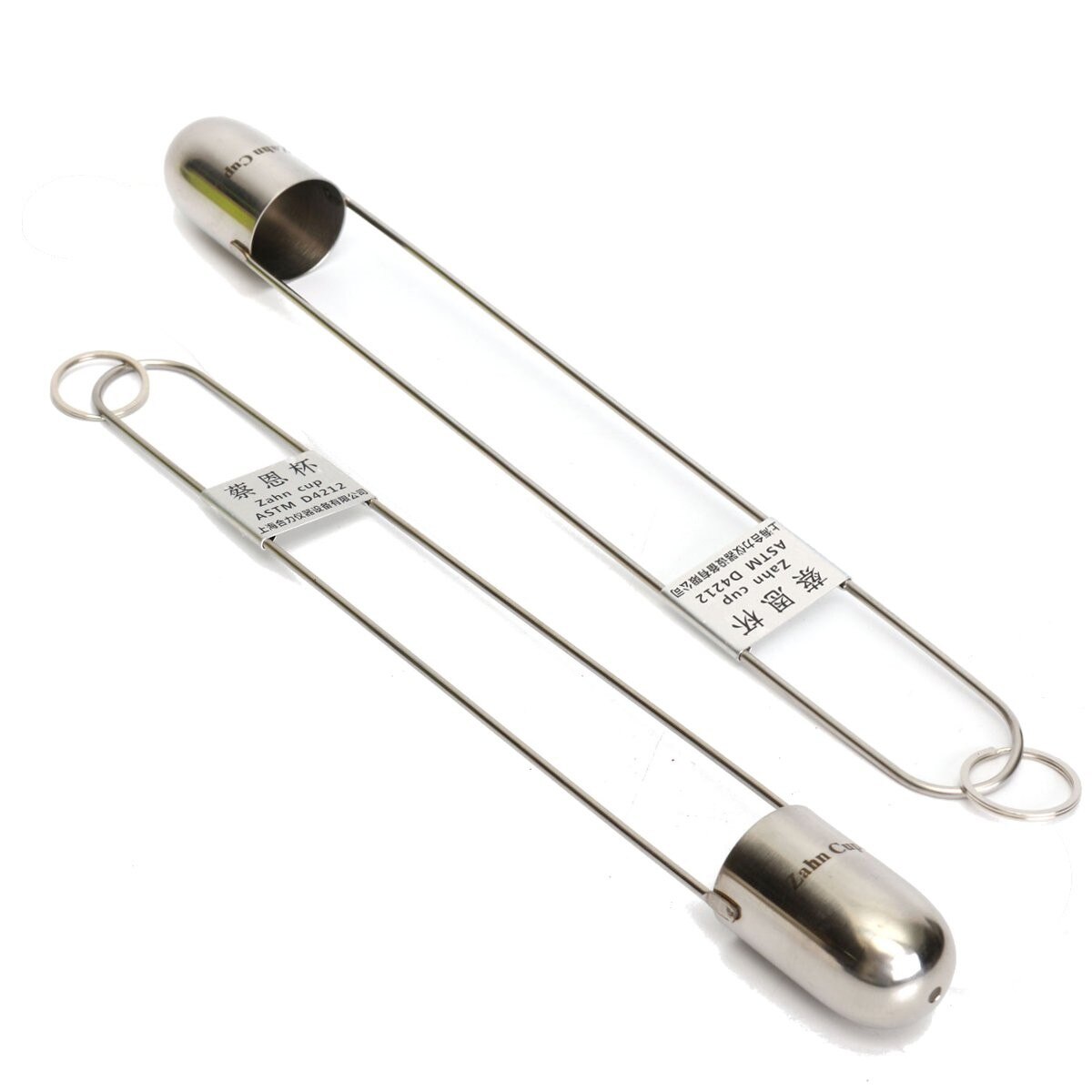 Zahn Tazza di Viscosità 45 millimetri 44ml in Acciaio Inox 3 Vernice Zahn 3 # Preciso Viscosità dell'inchiostro Tazza Viscosimetro Flusso tazza