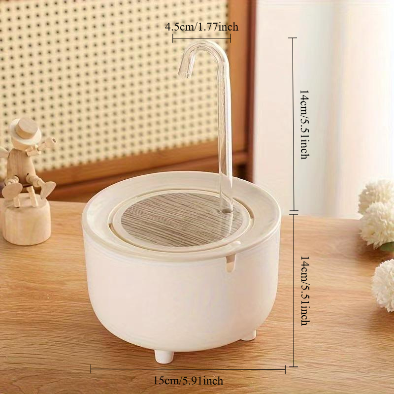 Bain de perroquets 2 en 1 à circulation automatique et fontaine d'eau pour animaux de compagnie, sans goutte pour petits animaux de compagnie, jouets pour animaux de compagnie alimentés par USB, jouets pour oiseaux: Rouge