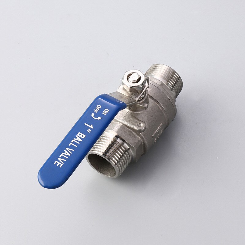 304 stainless steel internal and external ball valve two piece double external ball valve internal and external two piece ball v
