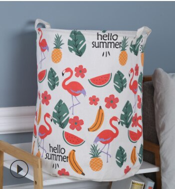 Panier de rangement pour vêtements sales, 1 pièce, Art du tissu, géométrie pliante, seau de rangement pour vêtements sales, jouets, linge, 40x50cm: 06
