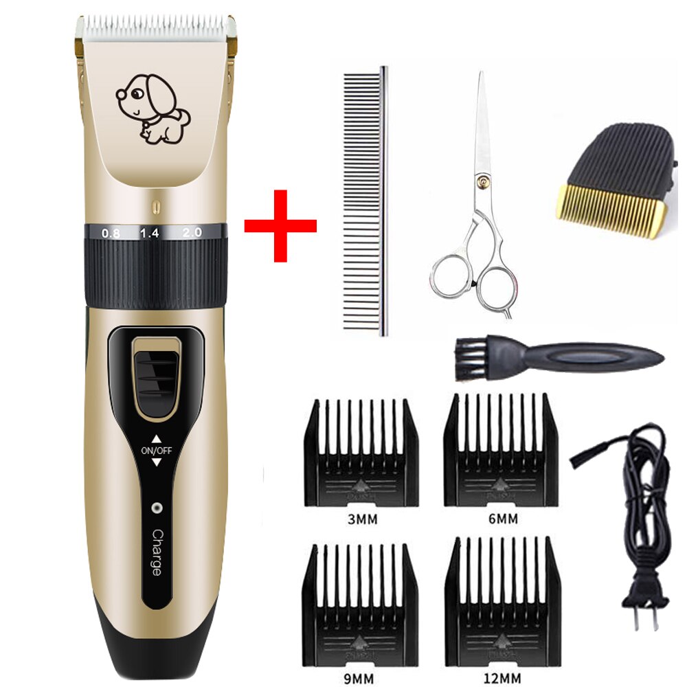 Tondeuse électrique pour animaux de compagnie, Rechargeable, à faible bruit, Machine pour couper les cheveux, toilettage et coupe de cheveux de chat et de chien
