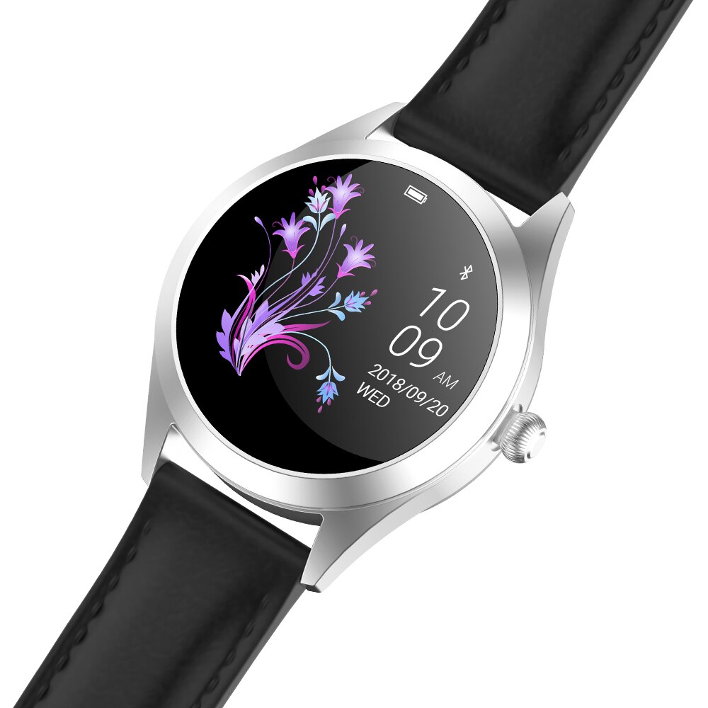 KW10 Smart Uhr Frauen Schöne Armband IP68 Wasserdicht Heart Rate Monitor Schlaf Überwachung Zifferblatt Smartwatch IOS Android: B