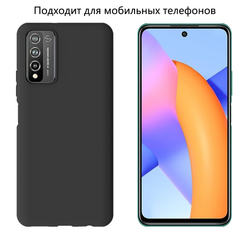 HONOR 10X Lite Full Matte Phone Case on Huawei honor 10X lite DNN-LX9 Soft TPU Silicon Back cover For honor 10x Light Cases