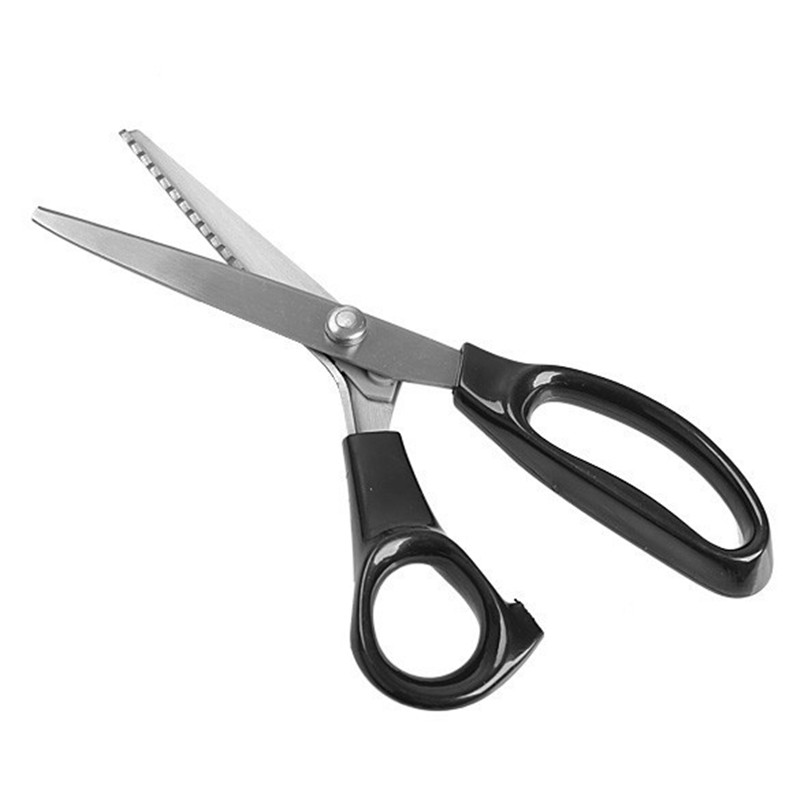 DIY Necessaries Cloth Sample Fabric Scissors Pinking Shears Scissors Sewing Fabric Craft Dressmaking Tailor Patchwork Hand Tool