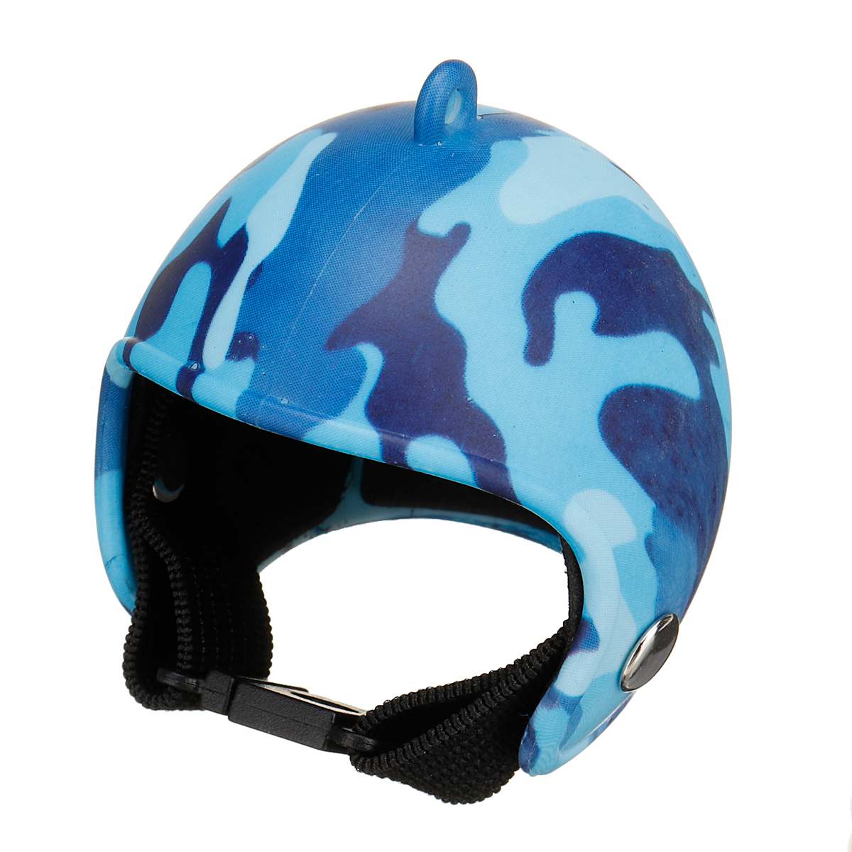 1PC Chicken Helmet Small Pet Hard Hat Bird Duck Quail Hat Headgear Chicken Helmet Bird Head Helmet Pet Supplies Outdoor Decor: Camouflage blue