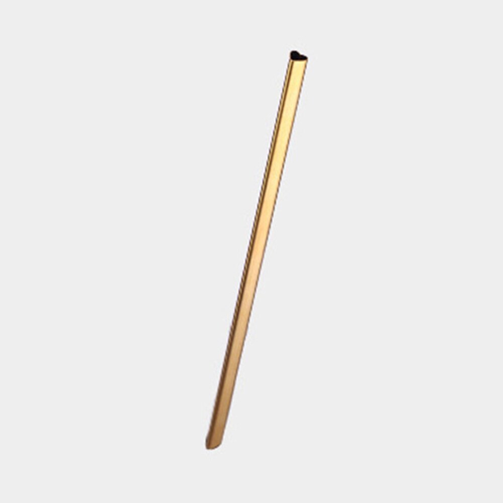 Colorful Reusable Drinking Straw 304 Stainless Steel Metal Straw with Cleaner Brush For Mug Colorful Drinking Straw: 02